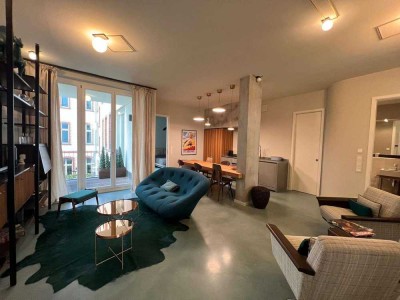 Mitten in Mitte: komplett ausgestattete 4-Zimmer-Architekten-Neubau mit 4 Balkonen &  TG-Stellplatz