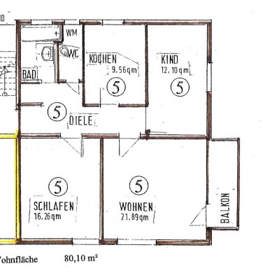 3-Zimmer-Wohnung mit Balkon in Markdorf - Bevorzugt für 2 Personen