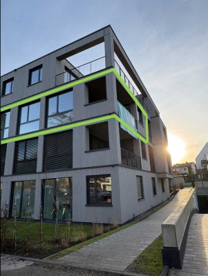 Lichtdurchflutete 3,5-Zimmer Neubau Wohnung mit Loggia im 2. OG