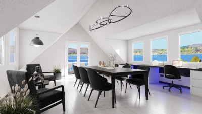 A4 - Exklusives Penthouse mit Seeblick in Bodman – Haus-in-Haus-Lösung!