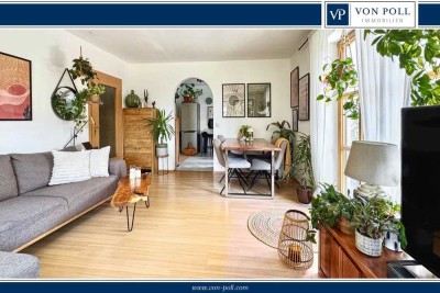 Helle 2-Zimmerwohnung mit Balkon und Garten