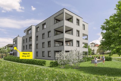 Sonnige 3-Zimmer-Terrassenwohnung | A07