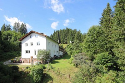 Ihr Hideaway in den Allgäuer Bergen - großes Wohnhaus mit Einliegerwohnung in Höhenlage
