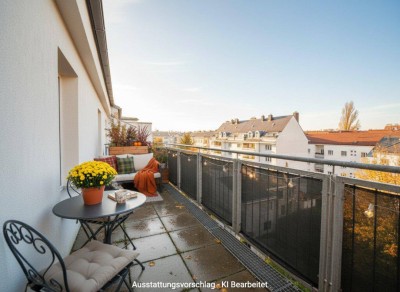 Für PAARE, SINGLES oder STUDENTEN - 2-Zimmer - große Terrasse - Neue Einbauküche - Ruhelage - OPEN HOUSE am 8.12.