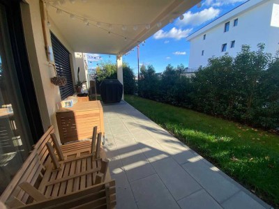 Neuwertige Wohnung mit drei Zimmern sowie Terrasse in Forchtenberg