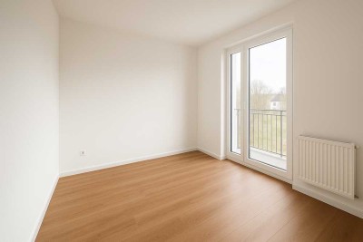 Frisch renoviertes 1-Zimmer-Apartment mit Balkon und bodentiefen Fenstern in Dernbach