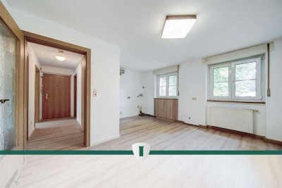 Bezugsfreie 2,5-Zimmer-Wohnung mit schönem Grundriss und Garage