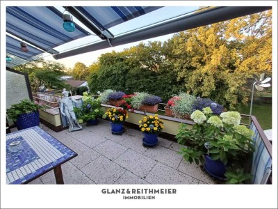 Mitten drin statt nur dabei - 2-Zimmer-Wohnung mit großer Südost-Dachterrasse