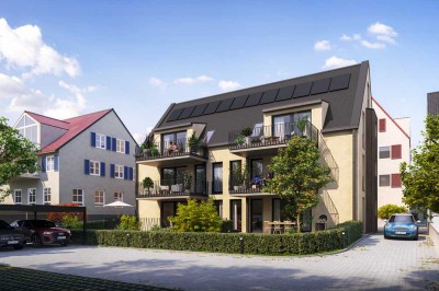Exklusive Neubauwohnung: 3-Zimmer mit eigenem Garten.