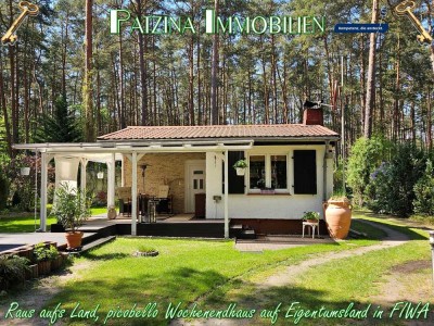 Raus auf‘ s Land, picobello Wochenendhaus  auf großzügigem und sehr gepflegtem Grundstück