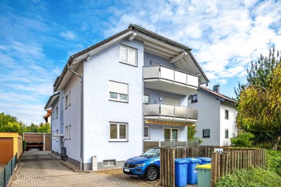 Bruchköbel:  Wunderschöne, frisch sanierte 3-Zimmer-Wohnung mit zwei Balkonen und Hobbyraum