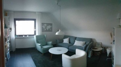 Ansprechende, modernisierte 3-Zimmer-Dachgeschosswohnung zur Miete in Rodgau