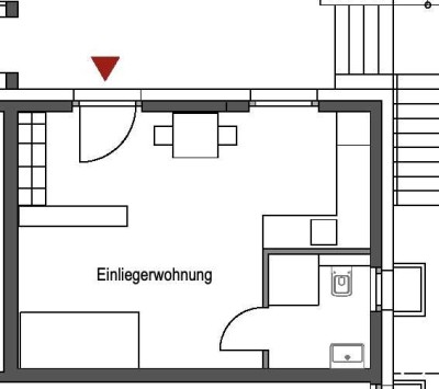 Moderne 28qm Einliegerwohnung - Neubau - Perfekt für Pendler