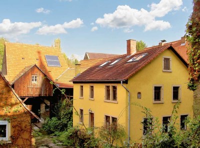 Bauernhaus mit Scheune, Hof und Garten im Ortskern von Dielheim/Balzfeld