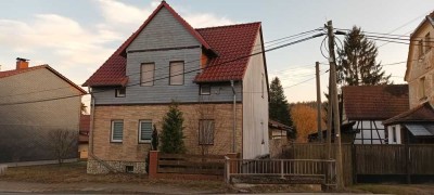 Einfamilienhaus mit Carport und Garten im Südharz (Gudersleben)