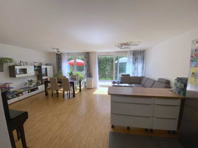 Neubaugleiche, hochwertig ausgestattete 3-Zi.-Garten-Maisonettewohnung