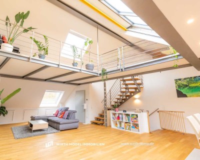 Extravagantes Einfamilienhaus - RMH - mit Galerie und Dachterrasse sowie Doppelgarage | Zeilbaum