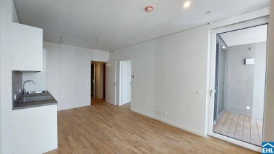 2-Zi.-Erstbezug mit Loggia &amp; Rooftop Pool | TOWER HOMES