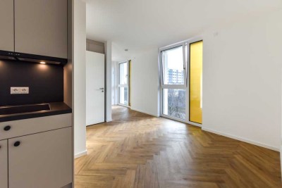 Neubau! 3-Raum mit Abstellkammer, EBK, Balkon und Waschmaschinenanschluss!
