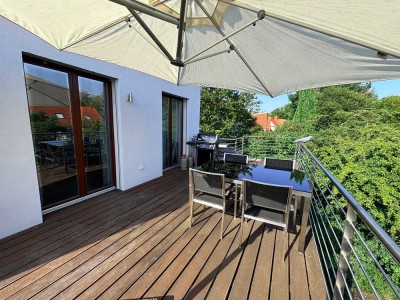 Geschmackvolle 3,5-Zimmer-Maisonette-Wohnung im Grünen mit separatem Eingang