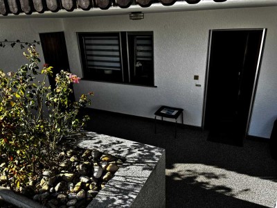 Stilvolle 1-Raum-EG-Wohnung mit Terrasse und Einbauküche in Gechingen