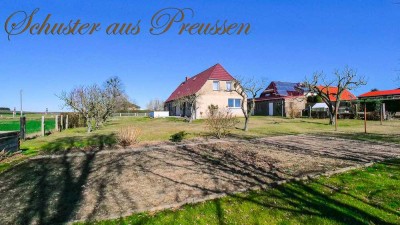 Schuster aus Preussen - Bauernhaus mit ca. 146 m² Wohnfläche auf ca. 7.007 m² - ideal für Tierhal...
