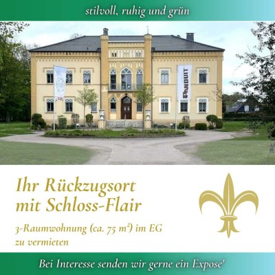3-Raum-Wohnung mit Schloss-Flair in Brahlstorf