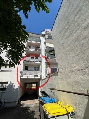 Helle 2-Zimmer Wohnung mit Balkon in Mannheim-Schwetzingerstadt/Oststadt