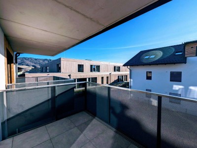 Ortszentrum Hallwang - kompakte 2 Zimmer Erstbezugs-Wohnung mit Balkon in absoluter Ruhelage!