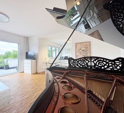 Exklusive 4-Zimmer-Penthouse-Wohnung, elegante Innenausstattung, 2 Terrassen, EBK, TG-Platz in Bonn