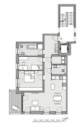 Top ausgestattete, energieeffiziente Wohnung im Weidenplan der Steimker Gärten