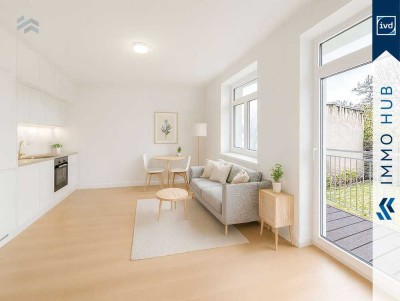 ++ Bezugsfrei, Frisch saniert, Süd-Balkon! Charmante 3-Zimmer-Wohnung im Leipziger Osten ++