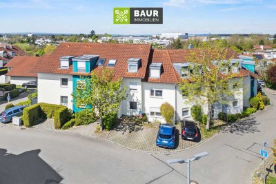 360° | Helle 1-Zimmer-Wohnung mit Terrasse und Tiefgaragenstellplatz – Ruhige Lage in Bad Waldsee