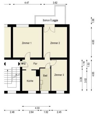 Besichtigung sichern ☎️ 0172-3261193 – Altbauwohnung mit Südbalkon und hohen Decken