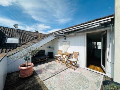 ***2 Zimmer Dachgeschosswohnung mit Loggia im Ortskern von Wasserburg***