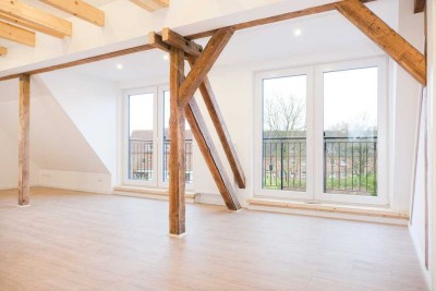 3-Zimmer-Wohnung mit Einbauküche und sonnigem Balkon – Neubauniveau (KfW 85)