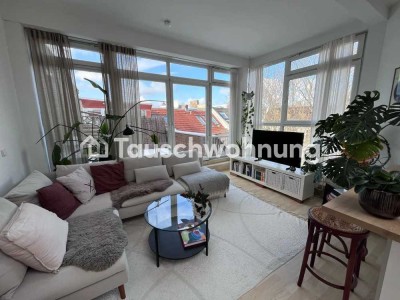 Tauschwohnung: Penthouse an der Spree mit Dachterrasse