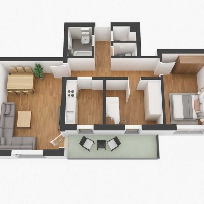 Exklusive Eigentumswohnung mit Panoramablick über Simmern