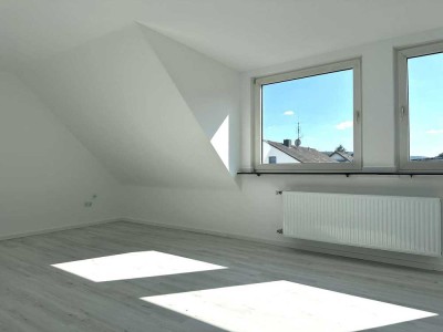 Frisch renovierte Dachgeschosswohnung