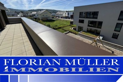 Schallstadt- Neubauflair- Penthaus-3-Zimmer-Wohnung mit großer Dachterrasse- in naturnaher Top-Lage