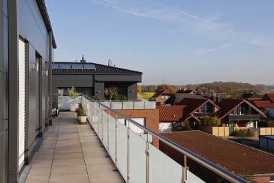 4 Zi-Penthousewohnung in schöner Lage von Steinfurt-Borghorst, weiter Ausblick