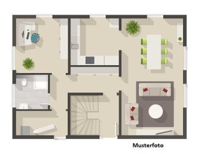2-Zimmer-Wohnung + als Planentwurf +