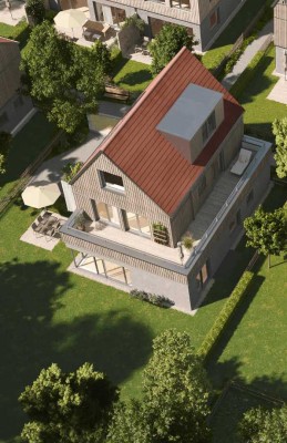 Freistehendes Einfamilienhaus in geschmackvoller Architektur in Obermenzing