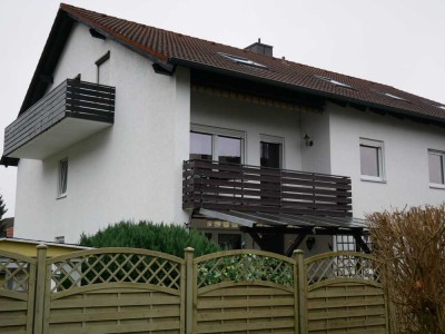 3 Zimmer Wohnung im 1. Obergeschoss - gepflegt mit schönem West Balkon