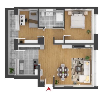 ** Wohnen im Herzen Metzingens - kernsanierte 3-Zimmer ETW mit tollem Ausblick **