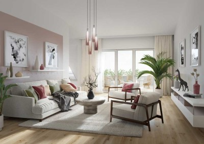 Über den Dächern von Eltville: Neubauwohnung in der obersten Etage mit Rheinblick