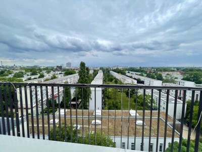 Penthouse-Wohnung mit freiem Südblick und großer Loggia und Terrasse