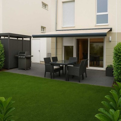 Familienparadies in Rodgau: Stilvolle Doppelhaushälfte mit Wellness-Oase, Kamin, Dachterrasse, KFW70