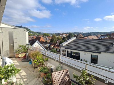 Attraktive 4-Zimmer DG-Wohnung mit Altstadtblick in KA-Durlach