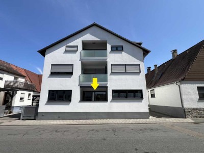 Zeitlos geschnittene 3-Zimmer-Wohnung mit Loggia und Stellplatz in Spöck